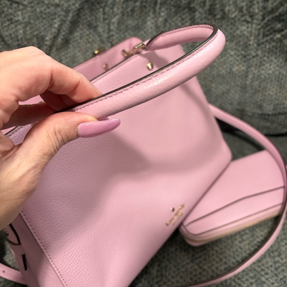 Kate Spade Pink Shoulder Bag and Wallet - Picture 7 of 9